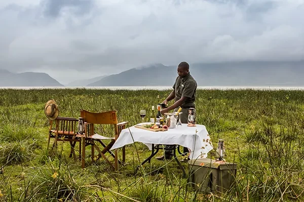 Mpeti Lodge Outdoor Meal